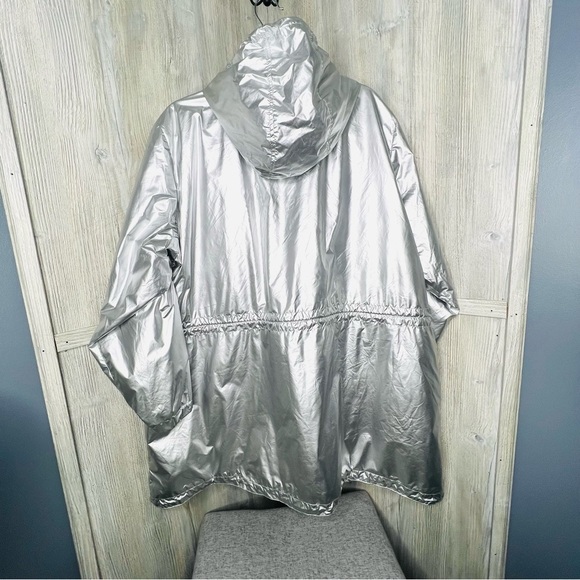 Lane Bryant Silver Metallic All Season Jacket - Picture 6 of 8